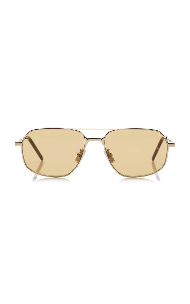 Givenchy Givenchy One Aviator-Frame Metal Sunglasses - Moda  display picture 1