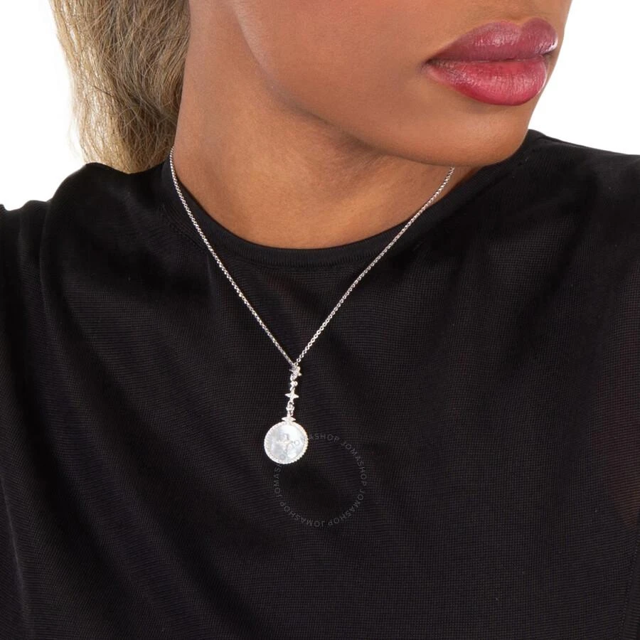 apm Monaco Nacre White Silver Star Necklace 2