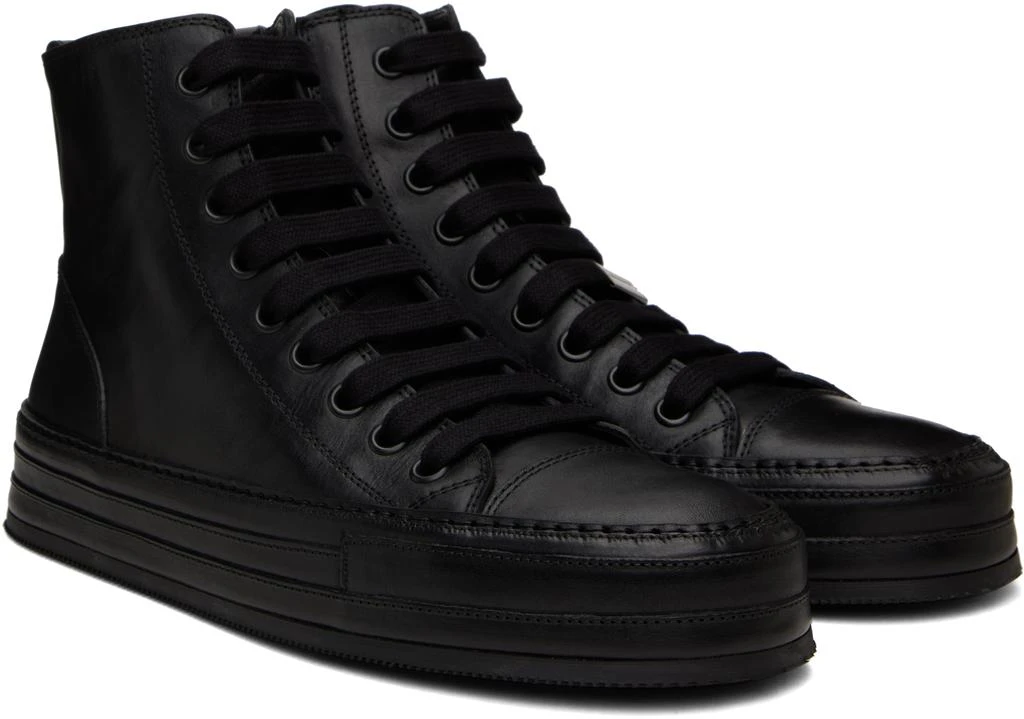 ANN DEMEULEMEESTER Black Raven Sneakers 4