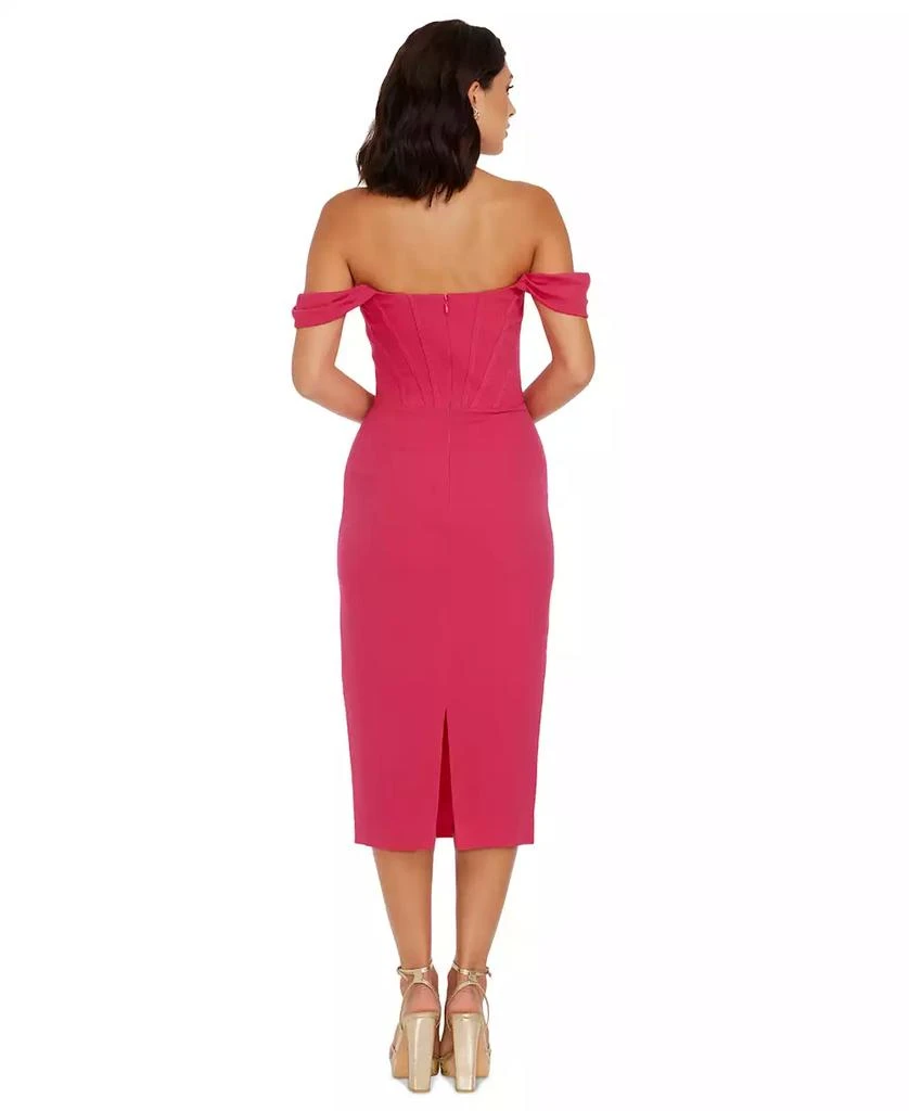 Dress The Population Women's Vickie Off-The-Shoulder Dress 3