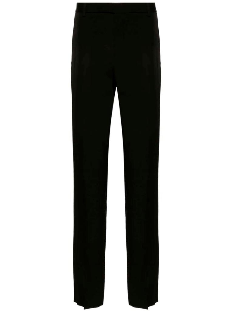 【関税・送料込み】SAINT LAURENT PANTS NOIR WOOL PANTS Yves Saint Laurent Wool trousers Black 48 - Pants - BeyondStyle