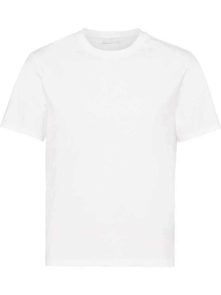 Prada Prada T-Shirt Round Neck White 1