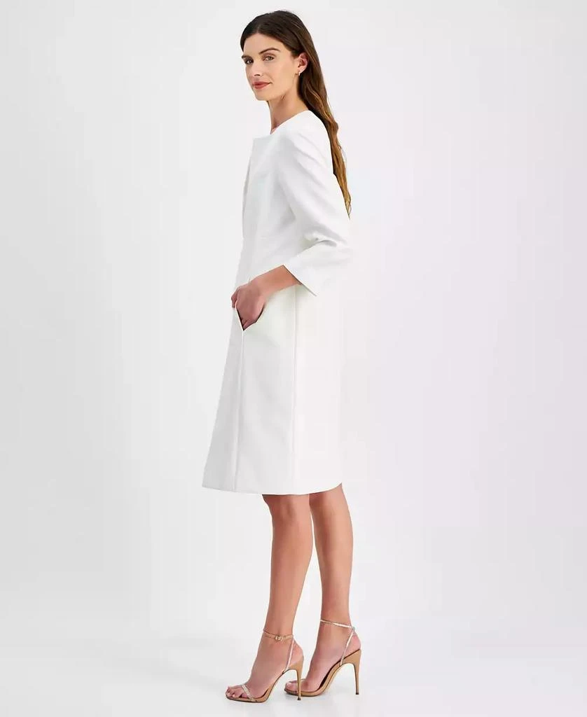 Le Suit Women's Sheath Dress with Topper Jacket 3