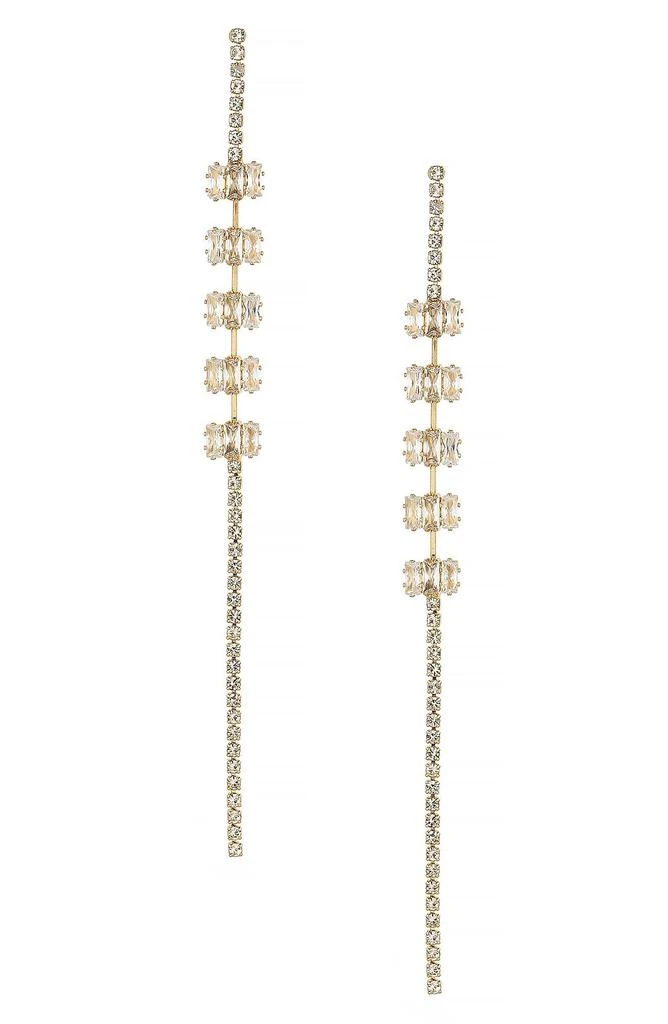 Ettika Jewelry Linear Crystal Earrings 1