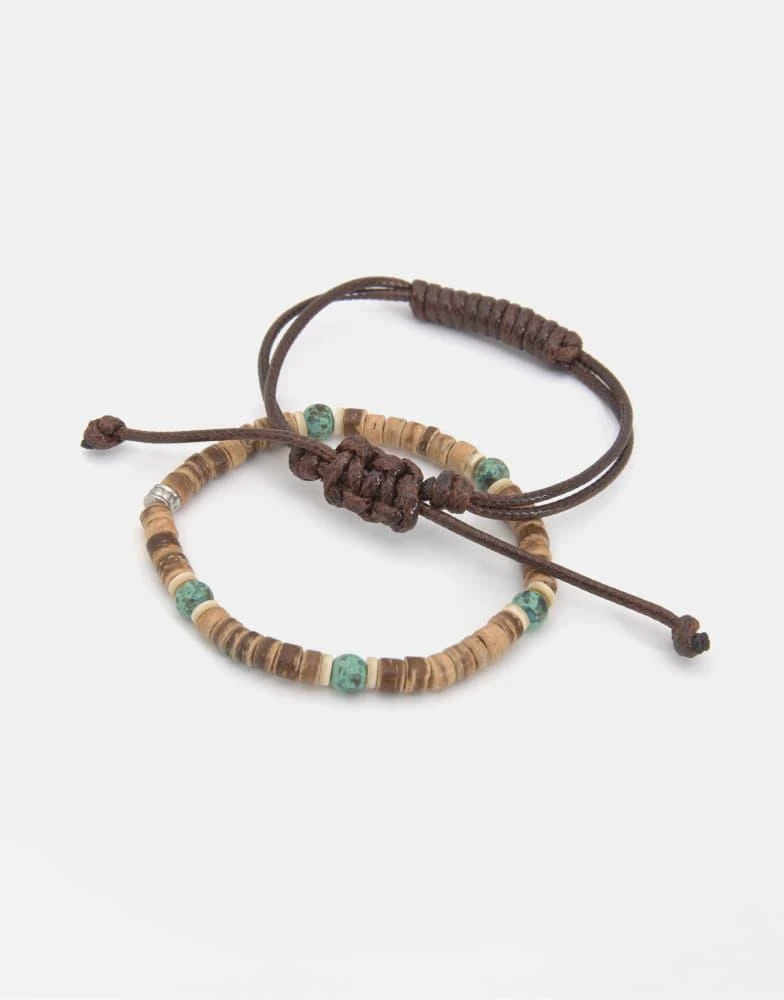 Pull&Bear Pull&Bear Pack of 4 bracelets in others 3