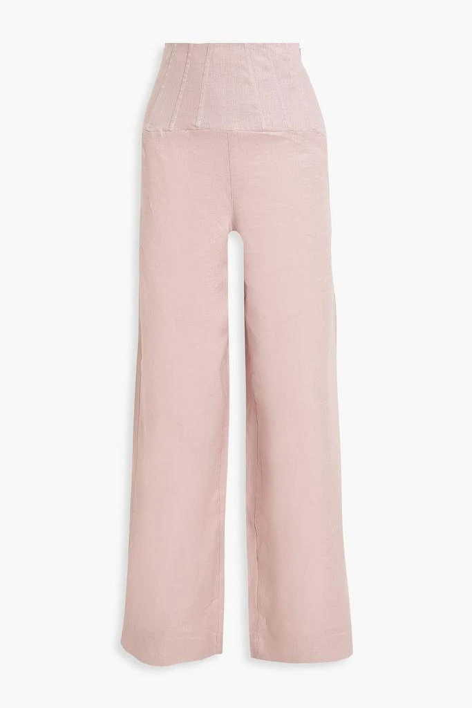 NICHOLAS Cotton-voile wide-leg pants 1