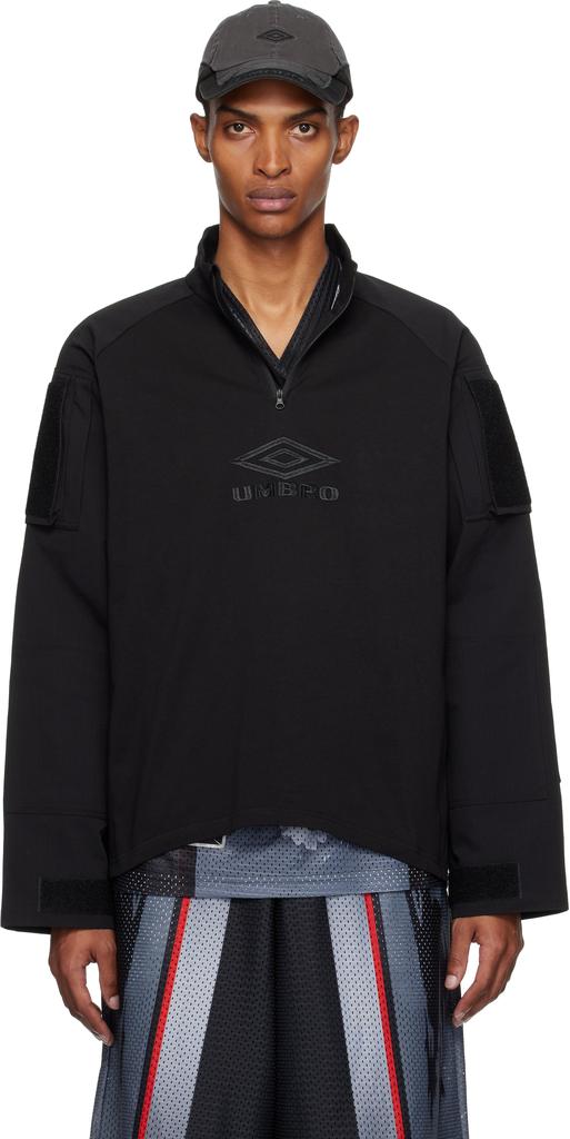Umbro Men's Sport Crewneck Sweatshirt Black - Hoodies - BeyondStyle