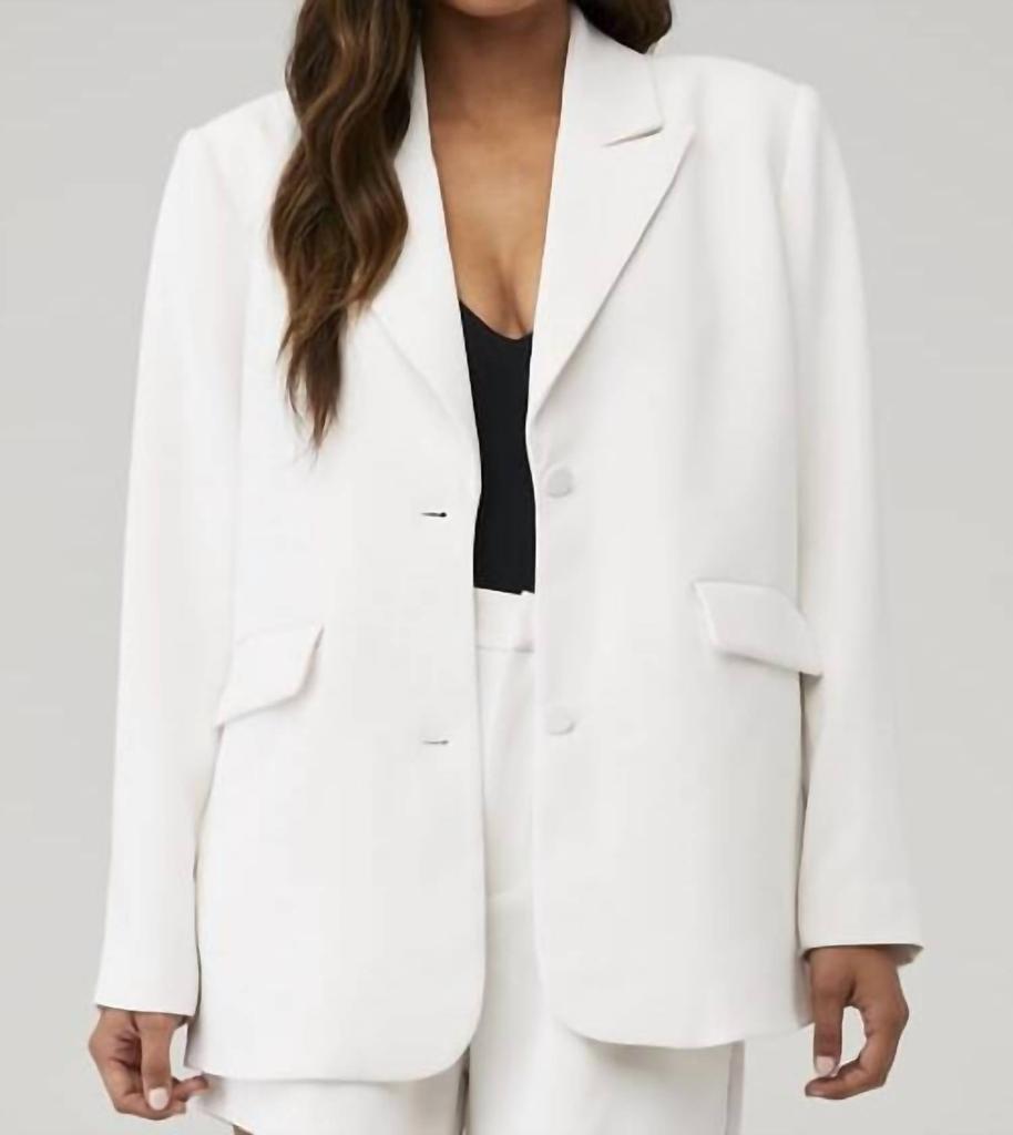 Good American Good American - Luxe Suiting Boyfriend Blazer