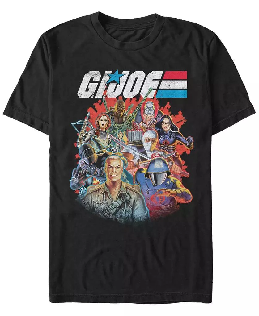 FIFTH SUN Men's G.I.Joe Group Collage Short Sleeve T-Shirt 1
