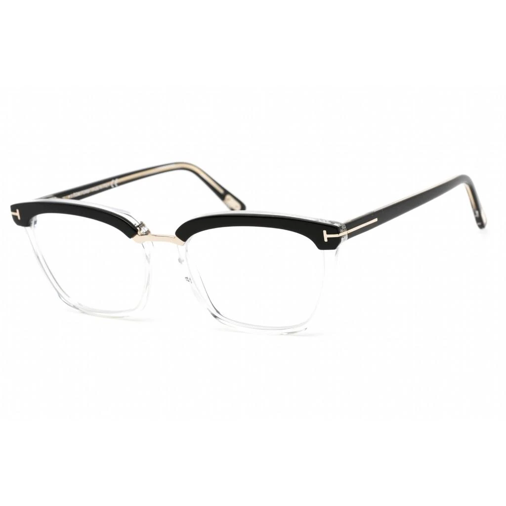 Tom Ford Tom Ford Women's Eyeglasses - Shiny Black Plastic Square Shape Frame | FT5550-B 005 1