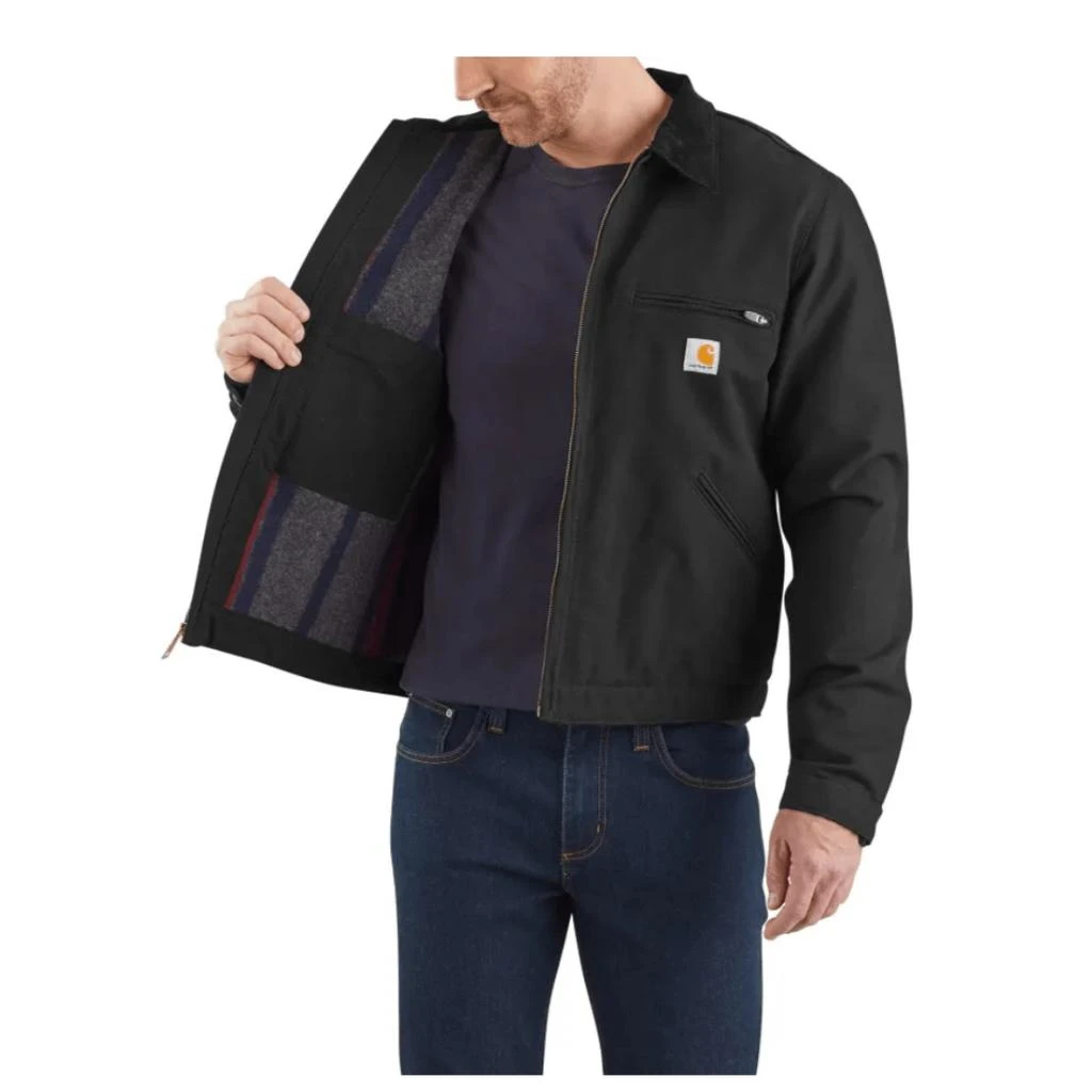 Carhartt Carhartt Relaxed Fit Duck Blanket-lined Detroit Jacket (1 Warm Rating) - Men's 3