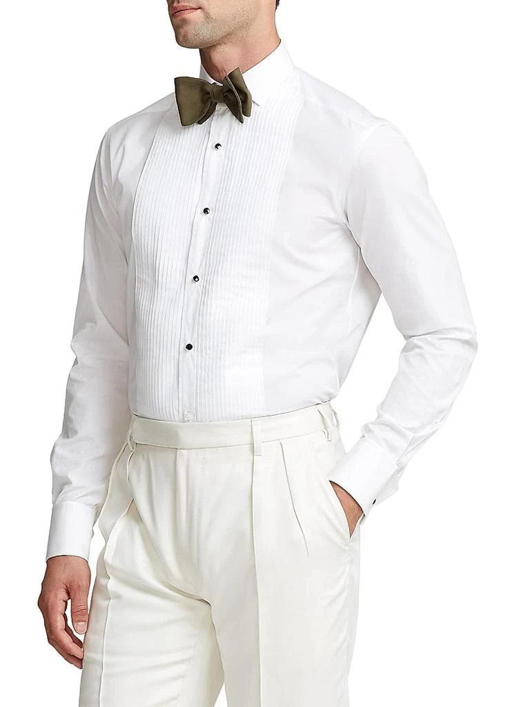 Ralph Lauren Dexter Cotton Pleated Long-Sleeve Shirt 4