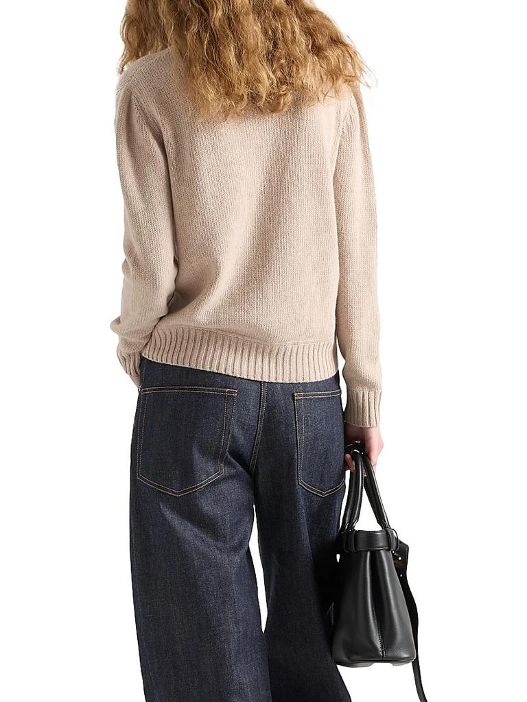 Prada Cashmere and Wool Crew-Neck Sweater 4