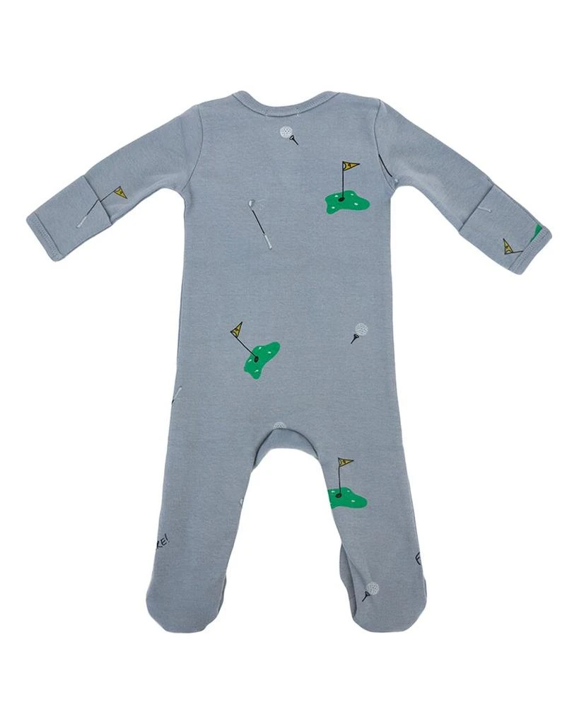 oh baby! Golf Print Zipper Footie 2