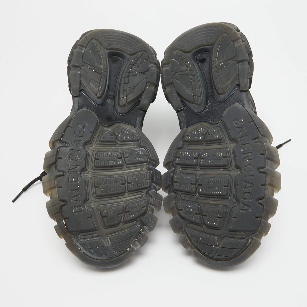 Balenciaga Balenciaga Black Faux Leather and Mesh Track 2