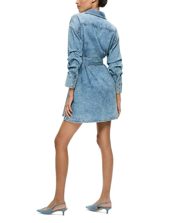Alice + Olivia Brigita Denim Shirt Dress 4