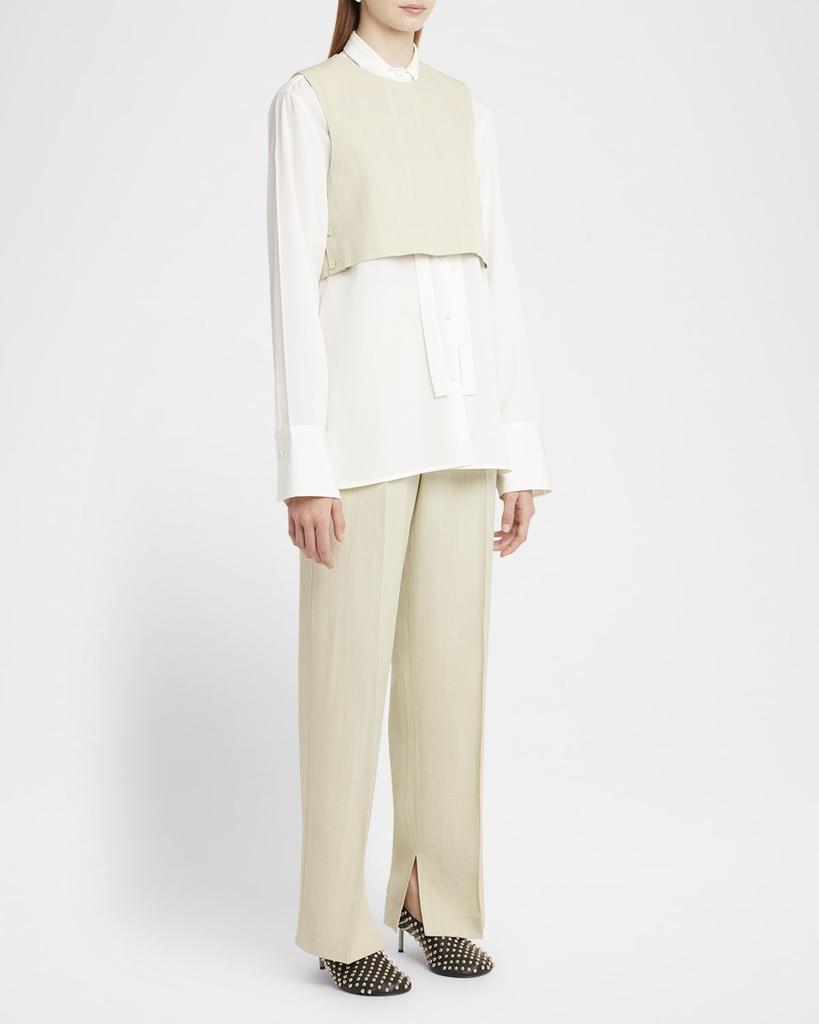 Jil Sander Crop Waistcoat