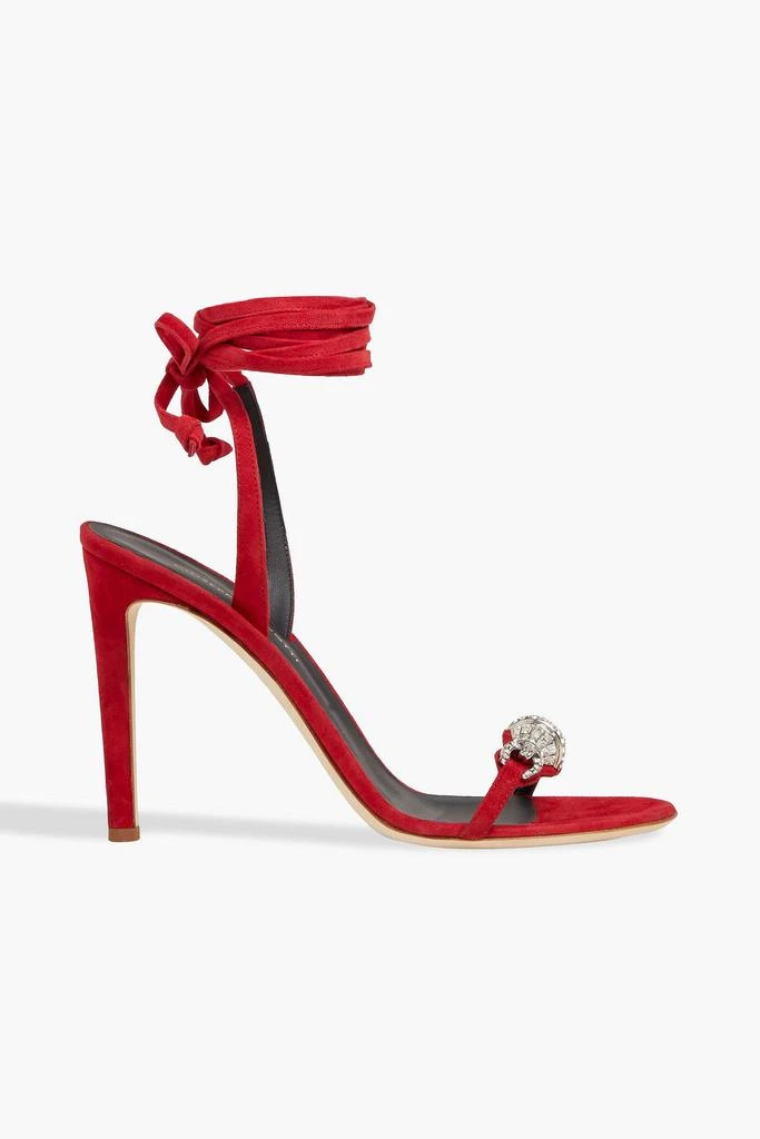 Giuseppe Zanotti Thais embellished suede sandals 1