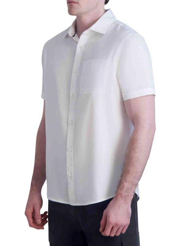 Karl Lagerfeld Paris Short Sleeve Button Down Shirt 3