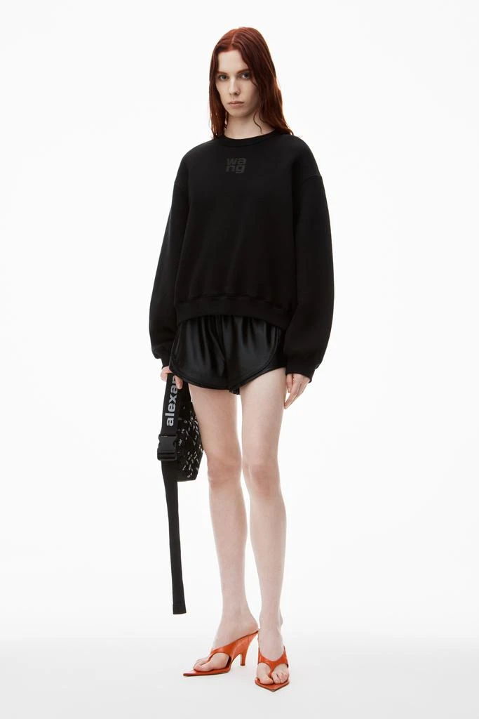 Alexander Wang PUFF LOGO SWEATSHIRT IN STRUCTURED TERRY 6