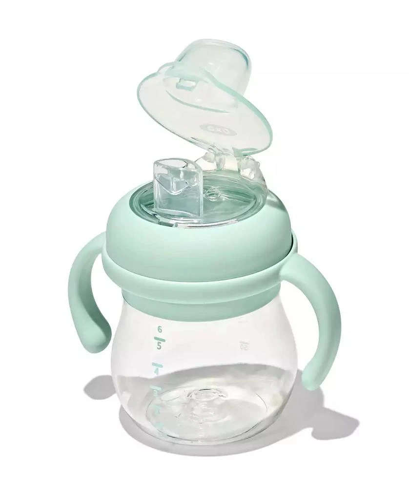 OXO Tot Transitions Soft Spout 6 Oz Sippy Cup with Removable Handles 14
