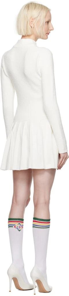 Casablanca White Boucle Bustier Tennis Minidress 3