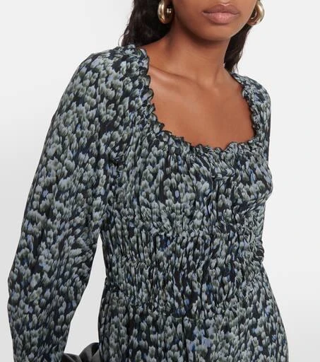 Altuzarra Lillian printed silk midi dress 4