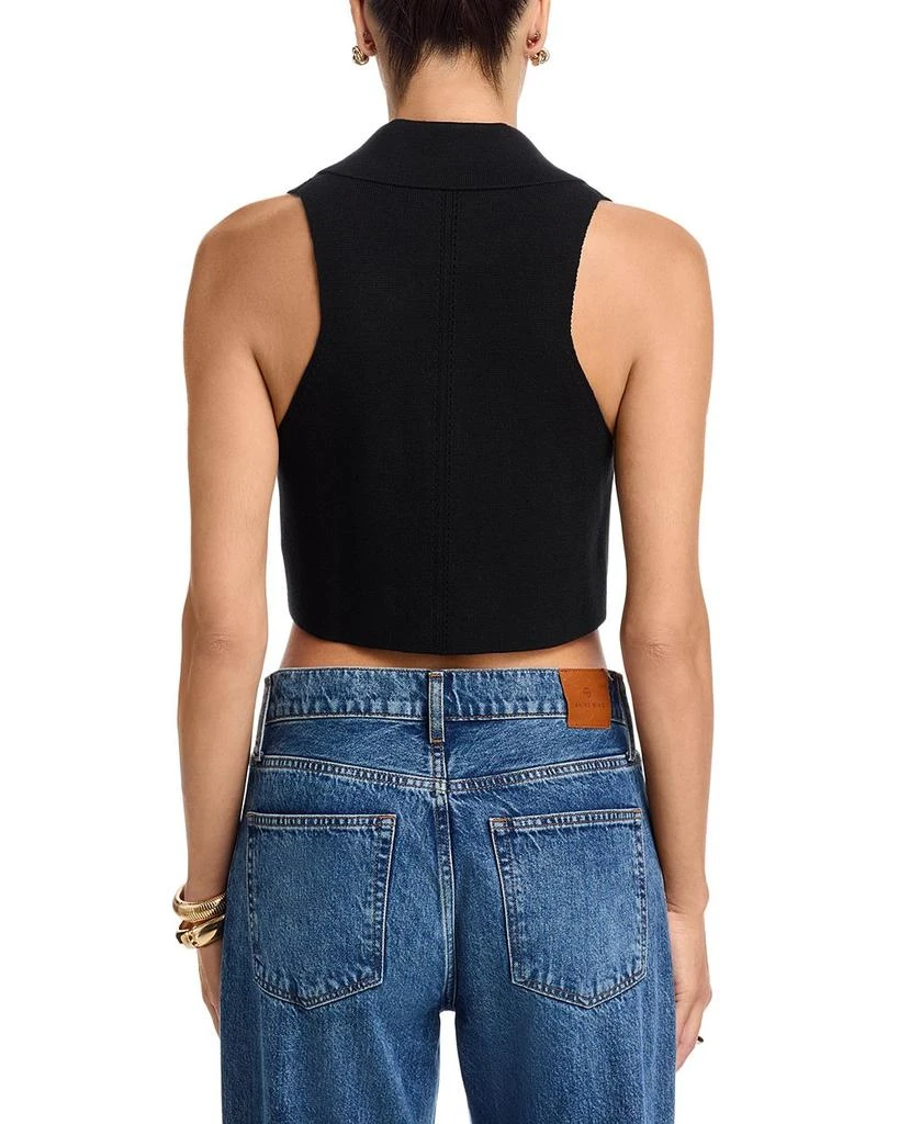 L
Agence Zadie Knit Peak Lapel Vest 3