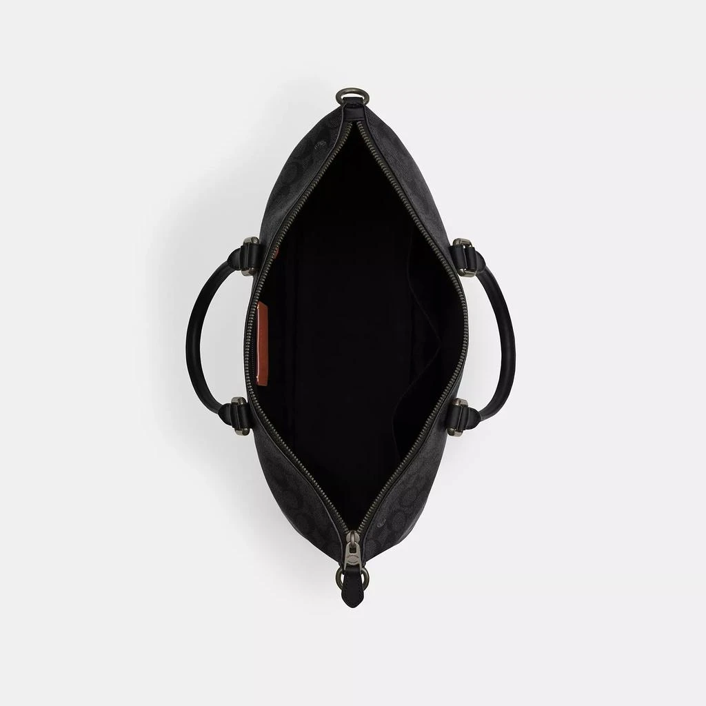 Coach Caleb Work Bag In Signature Canvas 2