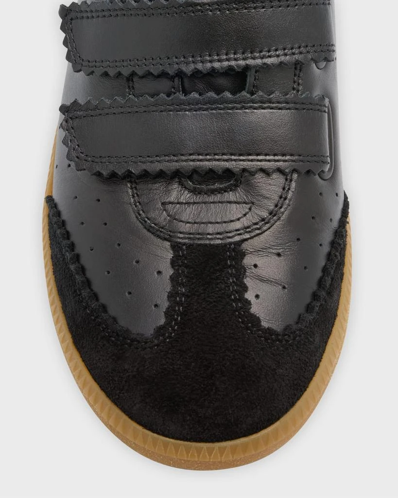 Isabel Marant Beth Perforated Leather Grip-Strap Sneakers 8