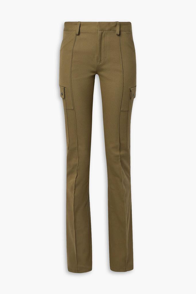 PETAR PETROV Gian stretch cotton-blend twill straight-leg pants