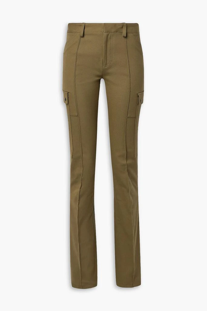 PETAR PETROV Gian stretch cotton-blend twill straight-leg pants 1