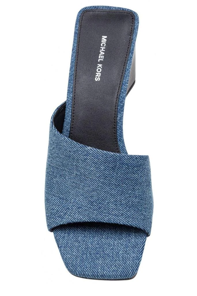 Michael Kors Michael Michael Kors Merriam Denim Wedge Sandals 3