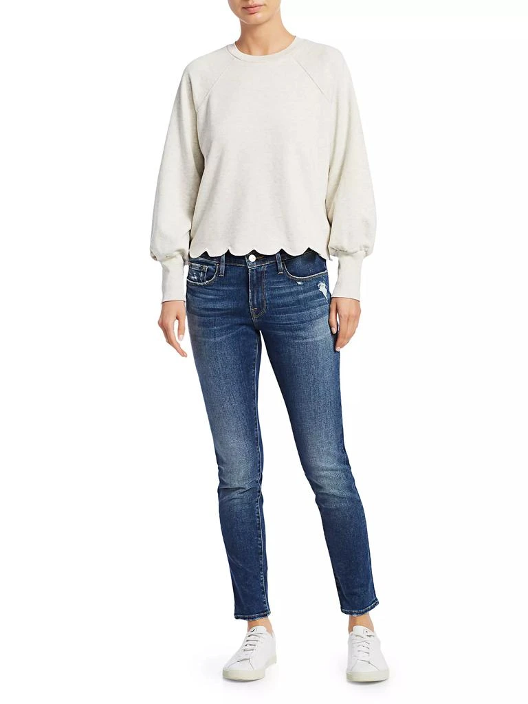 FRAME Le Garçon Mid-Rise Skinny Jeans 2