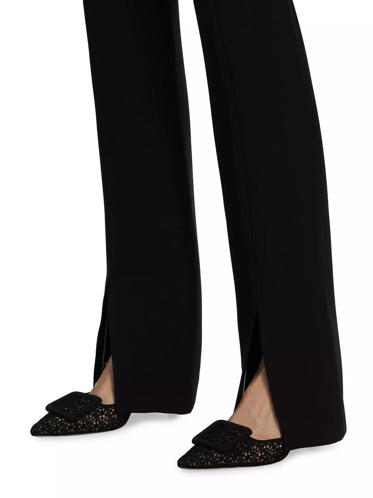 Adam Lippes Louisa Wool Slit Pants 7