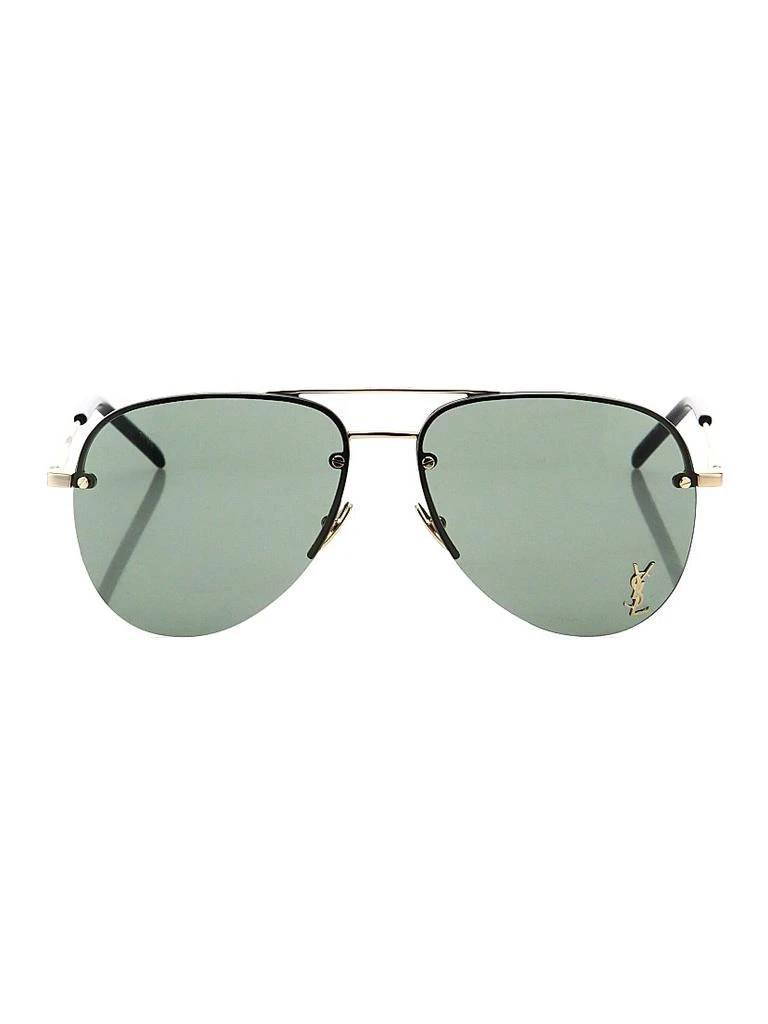 Yves Saint Laurent Monogram 59MM Aviator Sunglasses 1