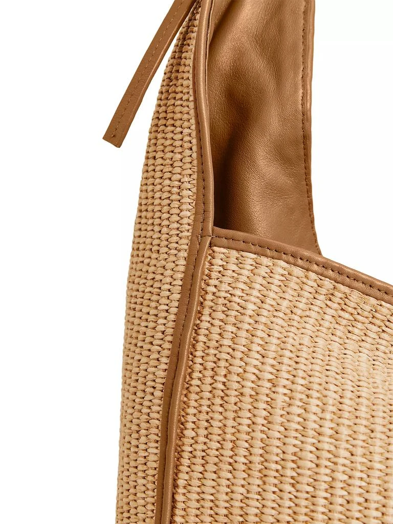 Reformation Medium Vittoria Raffia Shoulder Bag 5