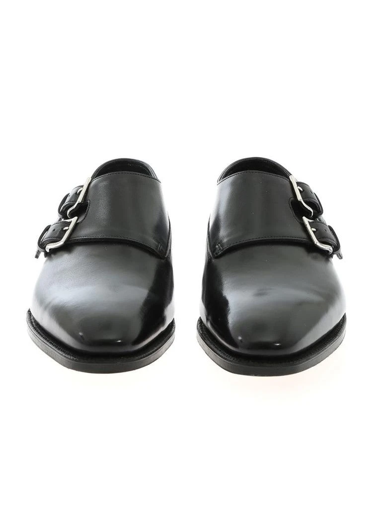 John Lobb Seamless Black Calf Leather Shoes 2