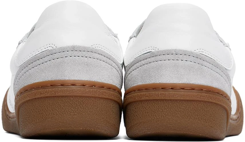 Acne Studios White & Gray Lace-Up Sneakers 2