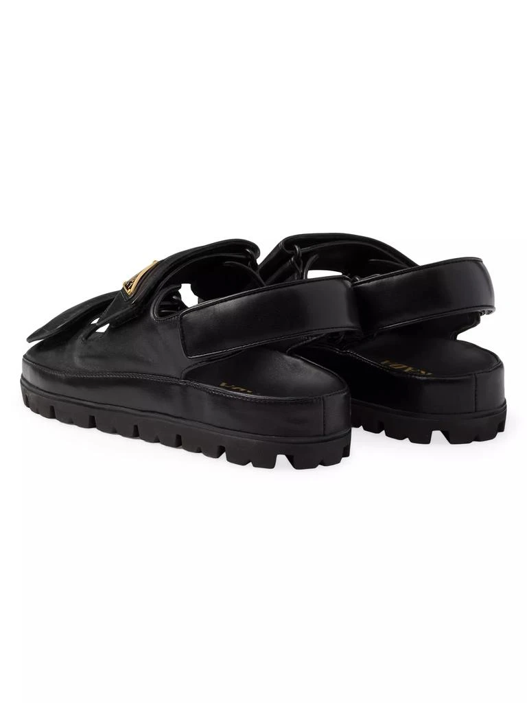 Prada Flat Nappa Leather Sandals 3