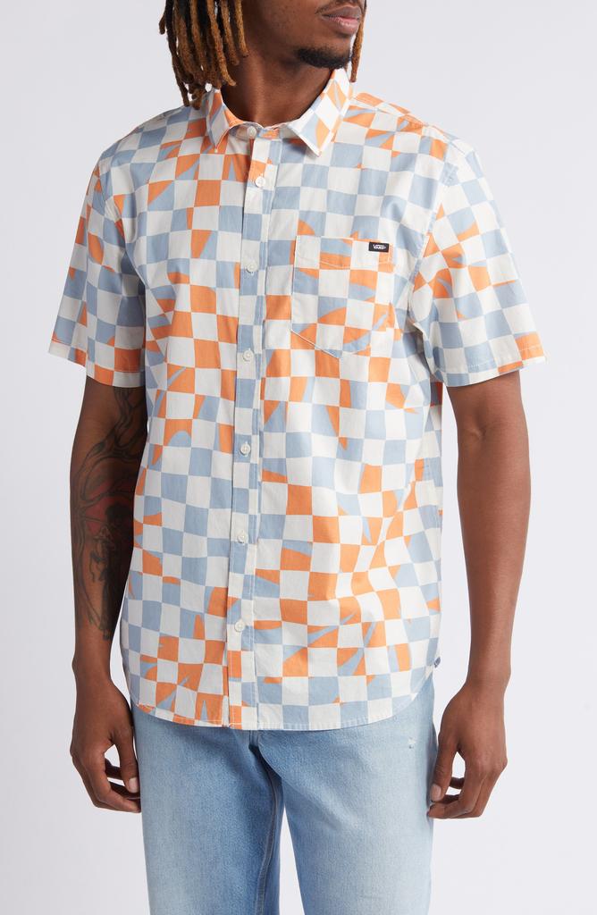 Vans Watson Checkerboard Short Sleeve Button-Up Shirt