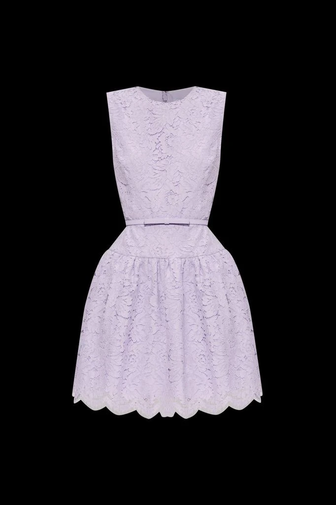green emerald velvet dress Self-Portrait - White Flower Lace Midi Dress