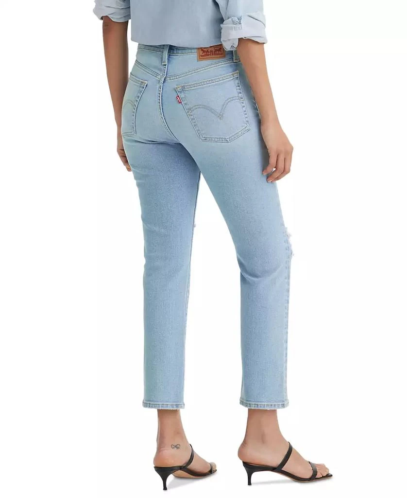 Levi's Women's Wedgie Straight-Leg High Rise Cropped Jeans 3