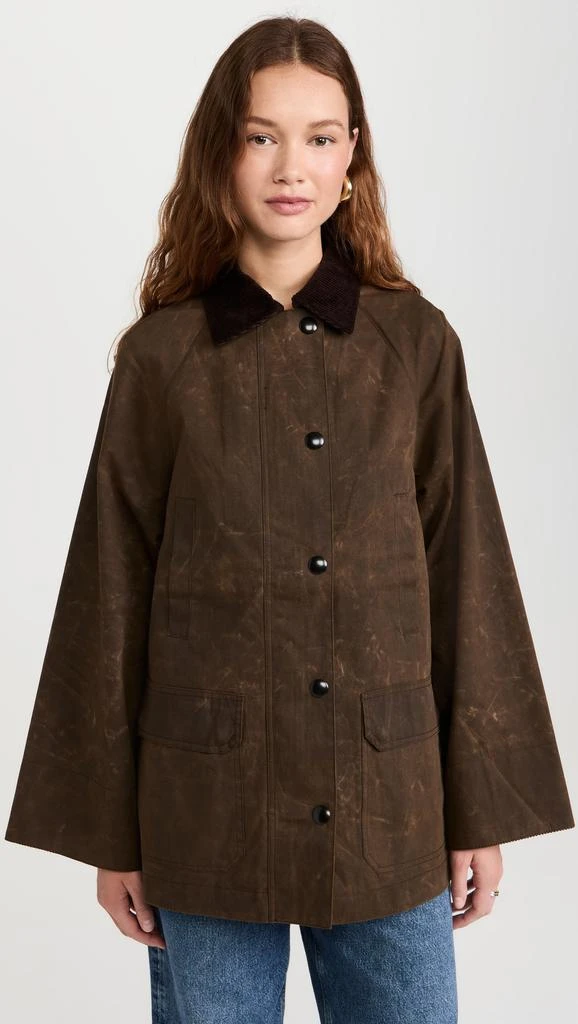 Alex Mill Chiltern Street Jacket In Waxed Cotton 6