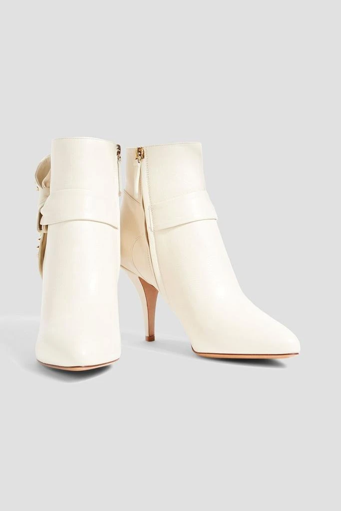 Valentino Rockstud bow-detailed leather ankle boots 2