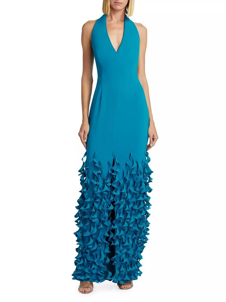 white christmas dresses Catherine Regehr Jewel Neck Arak Dress with Mini Disc Hem – Shop Cindy Halle main image 0