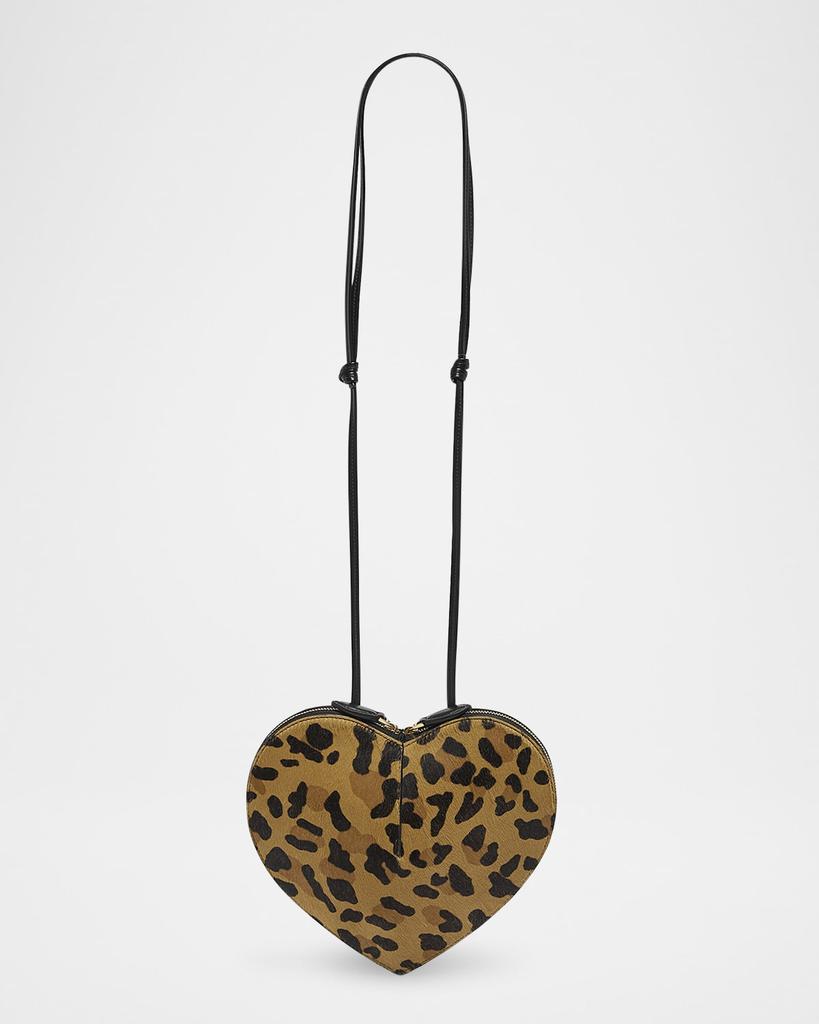 Alaia leather ring bucket bag with lar design - Crossbody