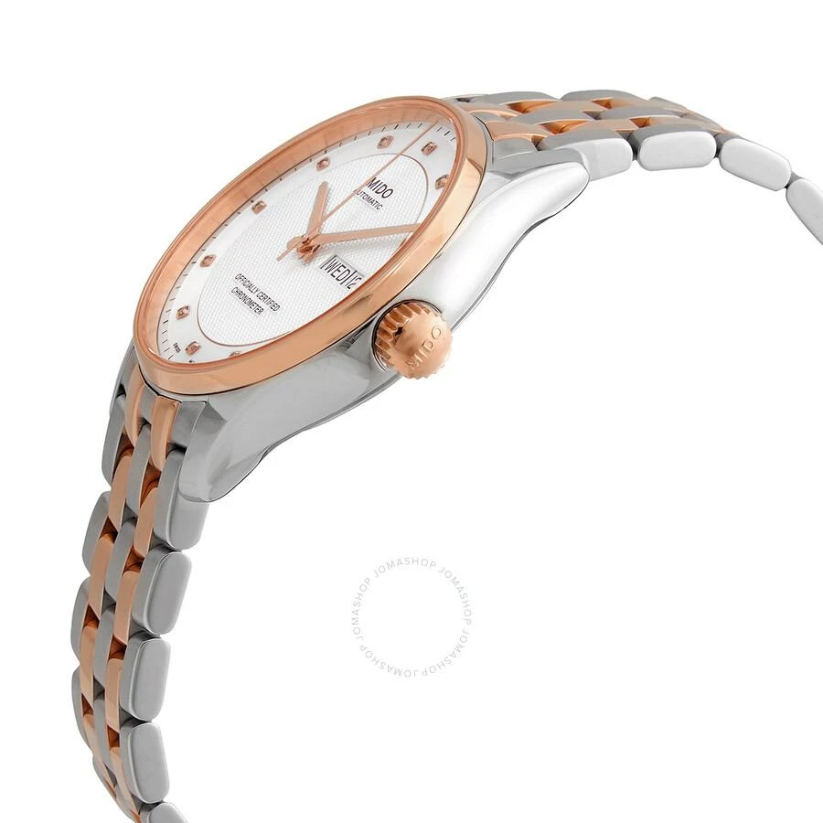 MIDO Belluna Automatic Diamond Silver Dial Men's Watch M0014312203692 2