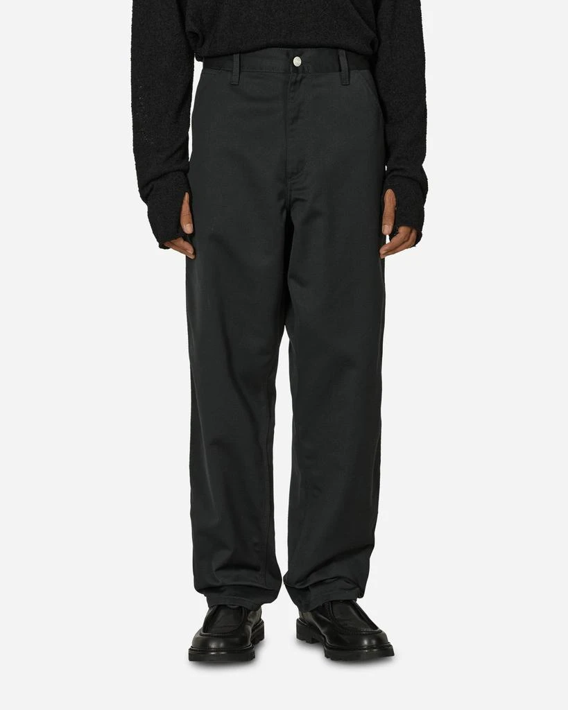 Carhartt WIP Simple Pants Black (Rinsed) 1