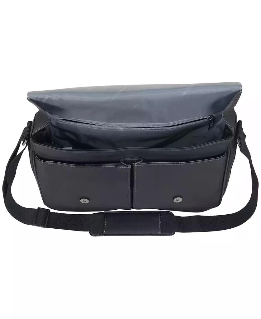 Kenneth Cole Colombian Leather Crossbody 15.6" Laptop & Tablet Messenger Bag 8